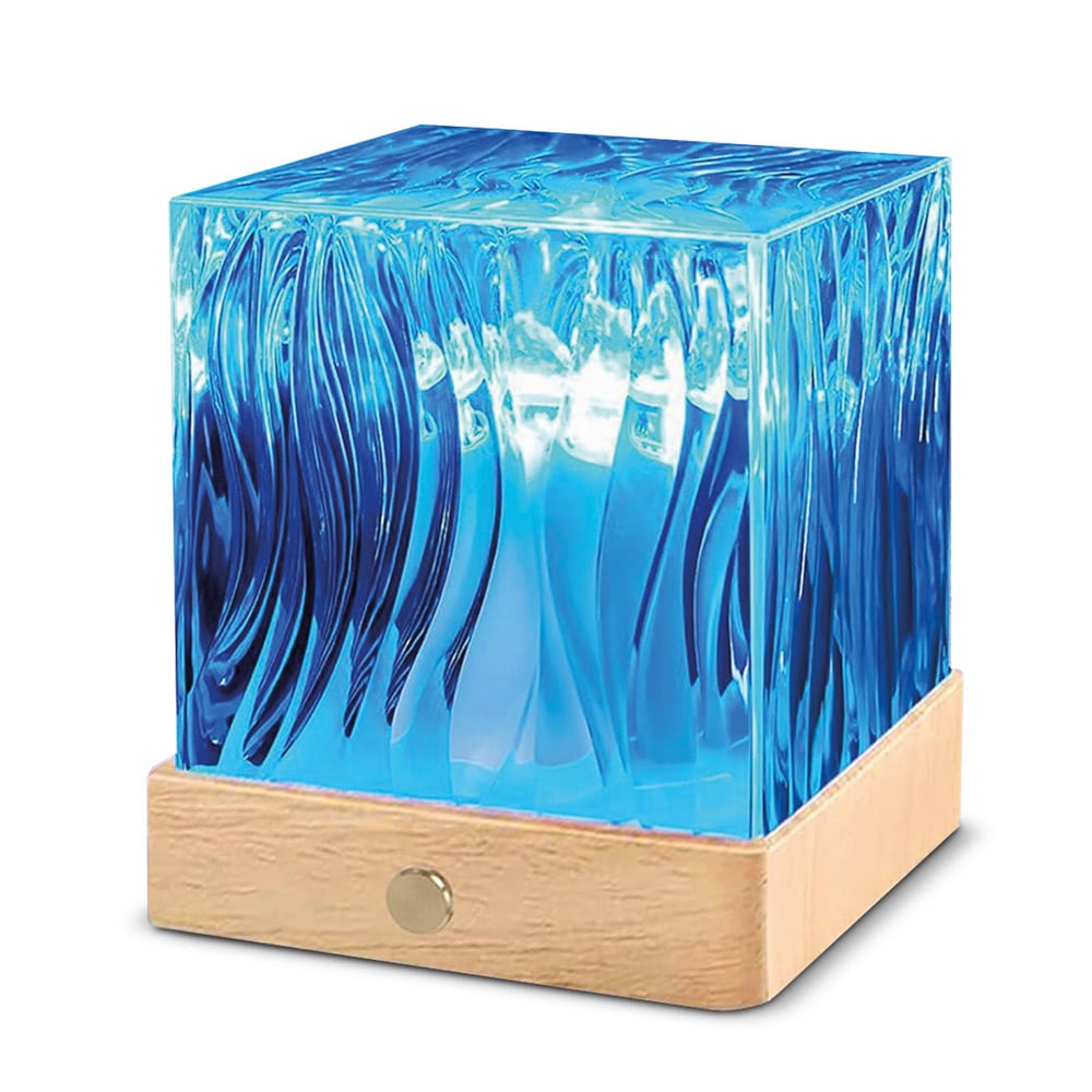 Aurora LED-lampa med fjärrkontroll – 16 färger & USB-C