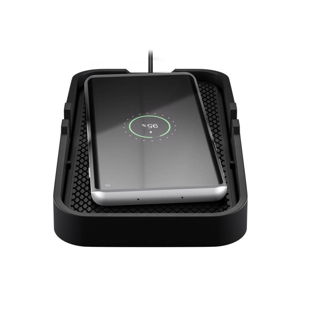 Goobay Langaton Qi-autolaturi 15W – Musta