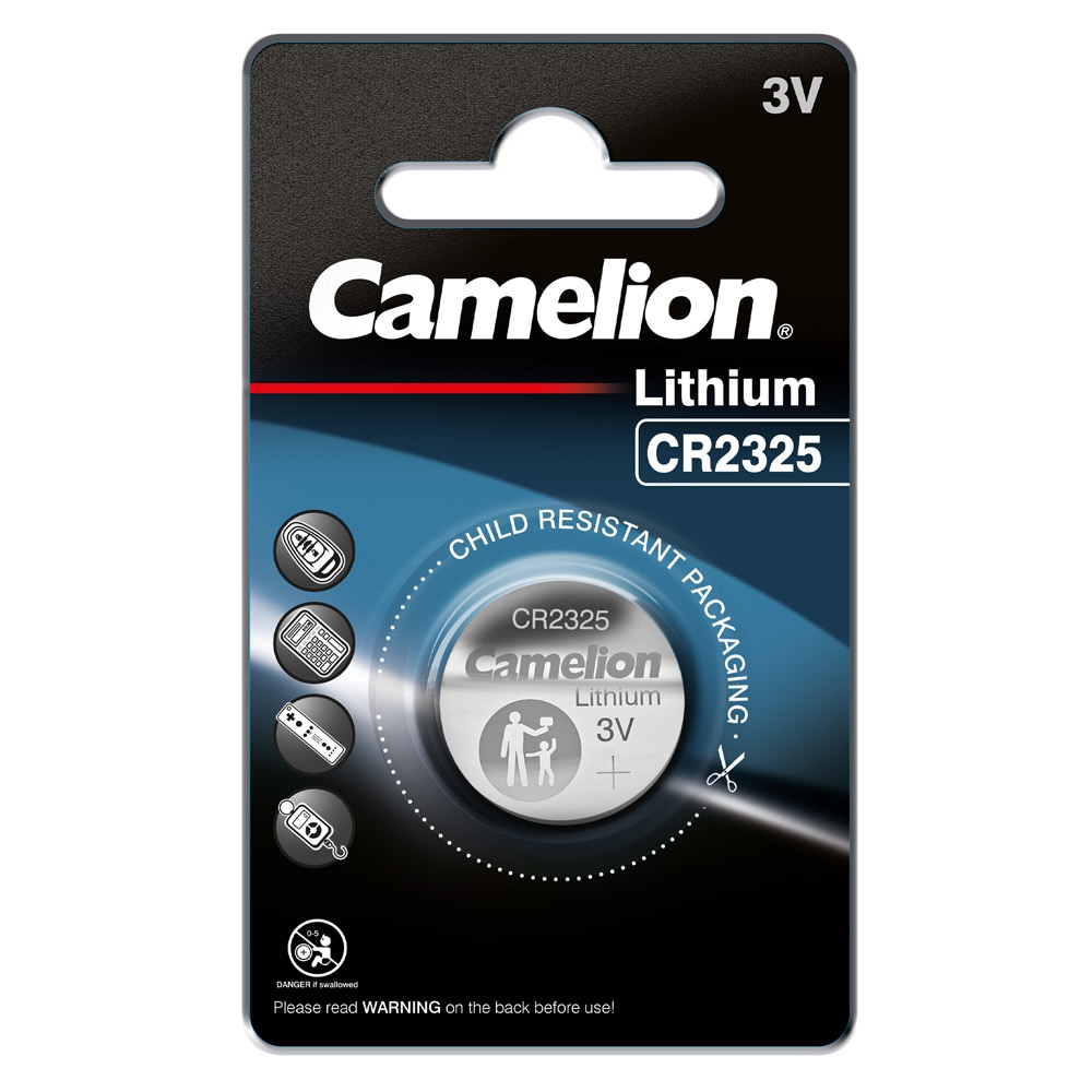 Camelion CR2325 litium knappcellsbatteri 3V 190mAh 1-pack