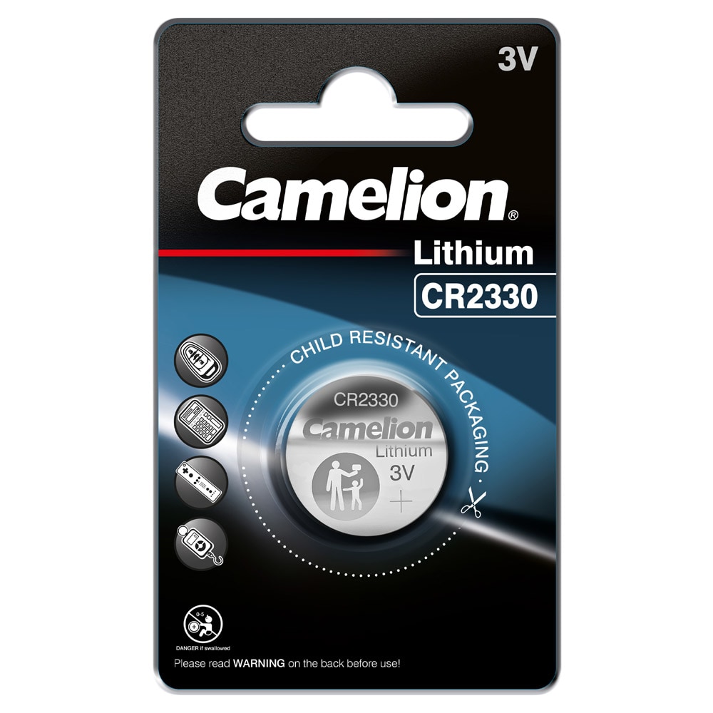 Camelion CR2330 litium knappcellsbatteri 3V 1-pack