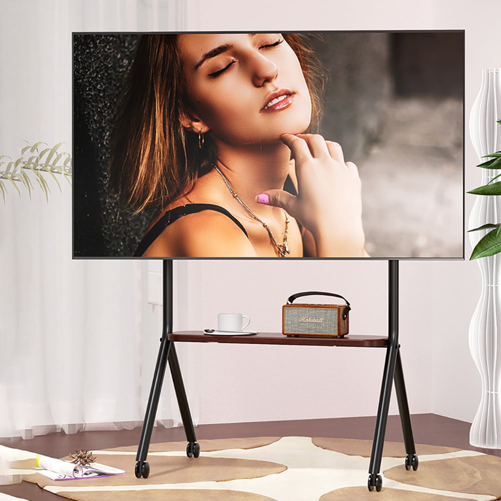 Golvställ med hjul för TV 32–75" upp till 120 kg