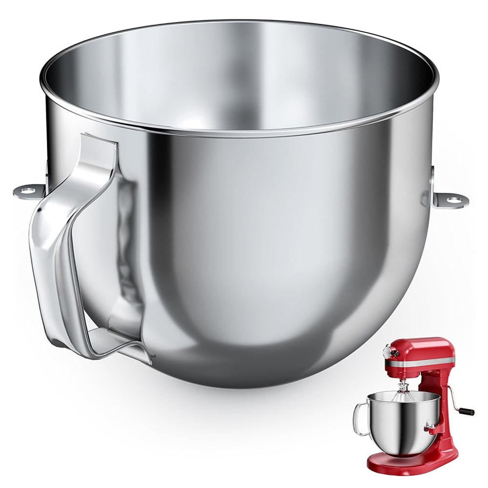 Mixerskål i rostfritt stål till KitchenAid 7 med fällbart tilt-head