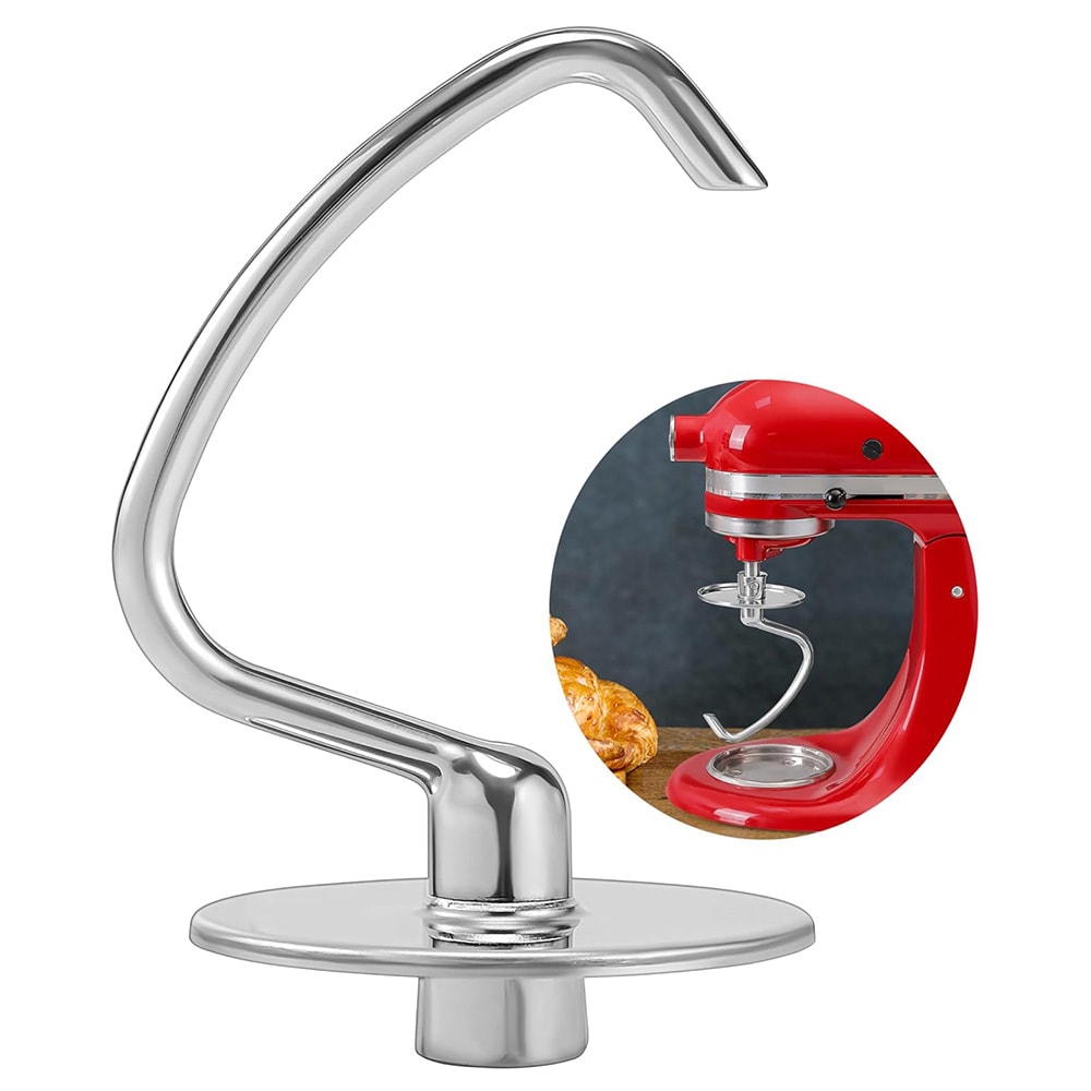 Degkrok i rostfritt stål för KitchenAid Köksmaksin med fällbart drivhuvud