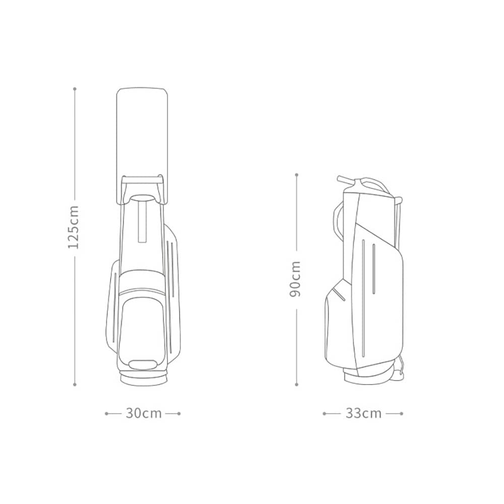 PGM golfbag – lätt bärbag i nylon med stativ
