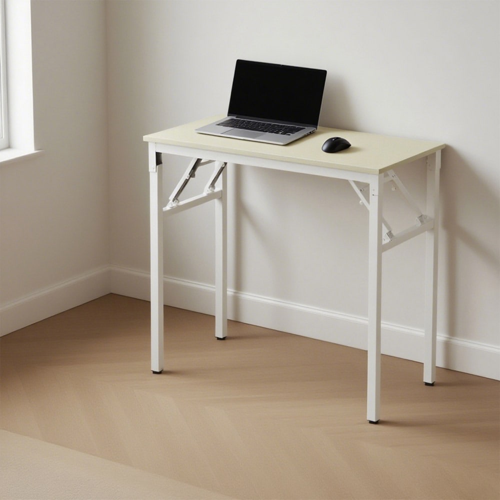 Fällbart Skrivbord 80x40x75cm - Vit Ek
