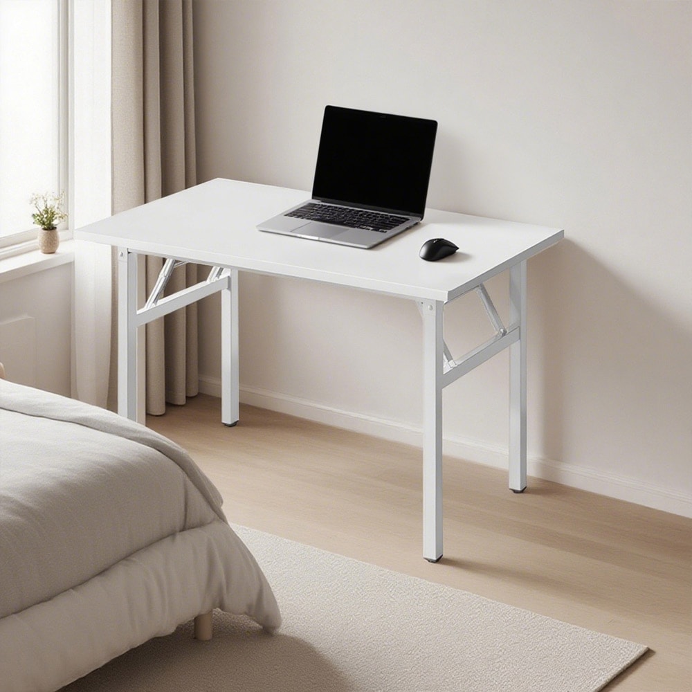 Fällbart Skrivbord 100x60x75cm - Vit