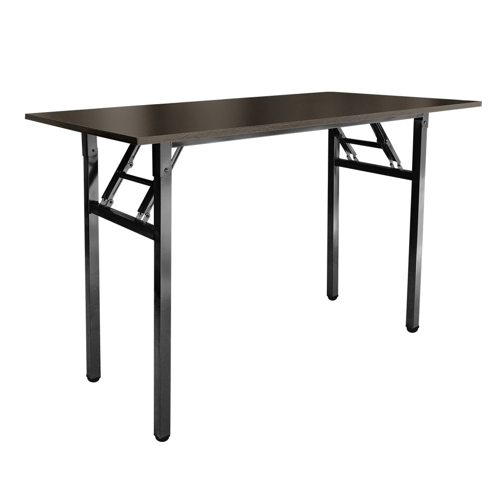 Fällbart Skrivbord 120x60x75cm - Svart Valnöt