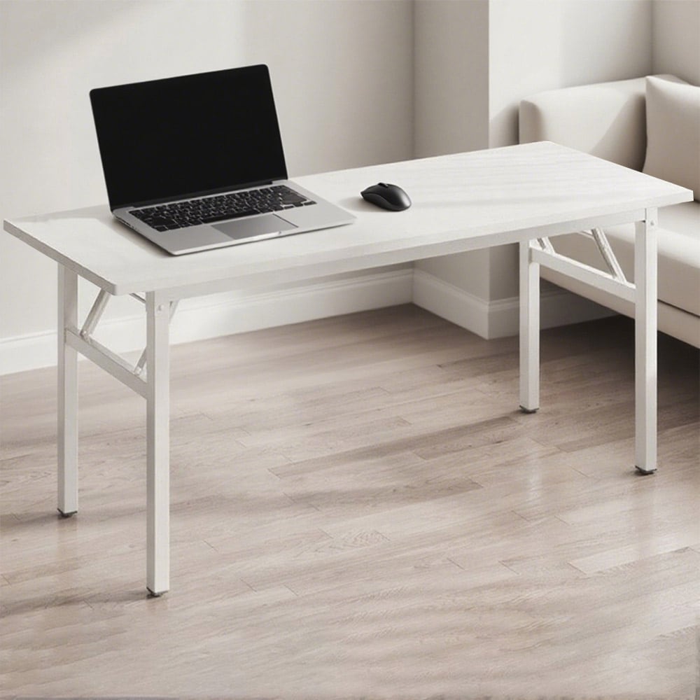 Fällbart Skrivbord 160x60x75cm - Vit