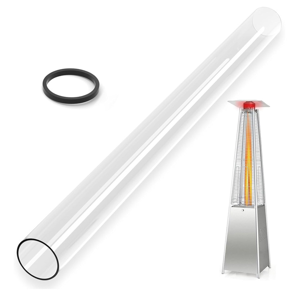 Glasrör för terrassvärmare 125 × 10 cm i härdat glas
