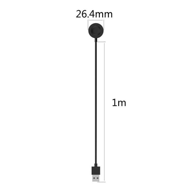 Magnetisk laddkabel till Fossil Gen 6 / Gen 5 / Gen 4 – 1 m svart