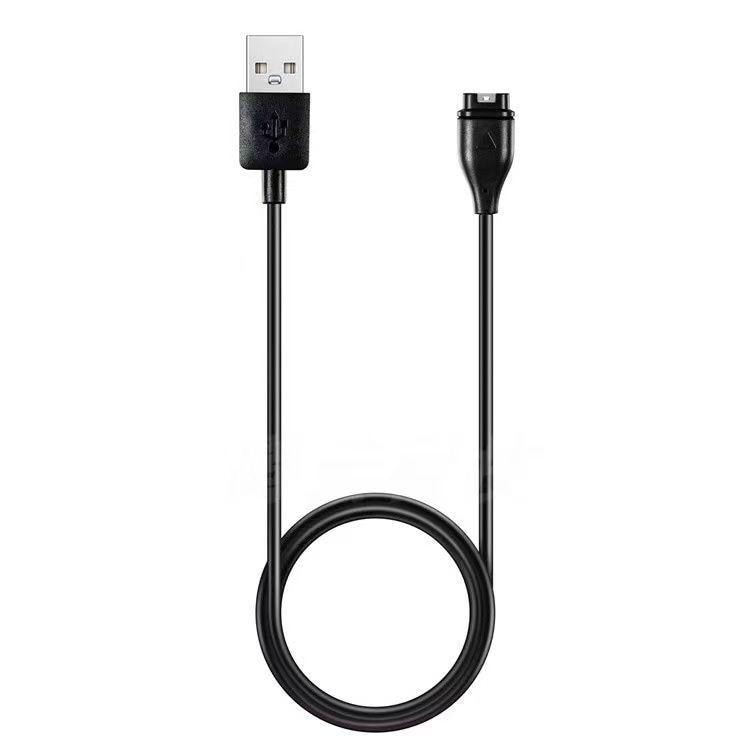 Laddkabel med USB till Garmin Fenix 8 / 7X / 6S Pro 1 m – Svart