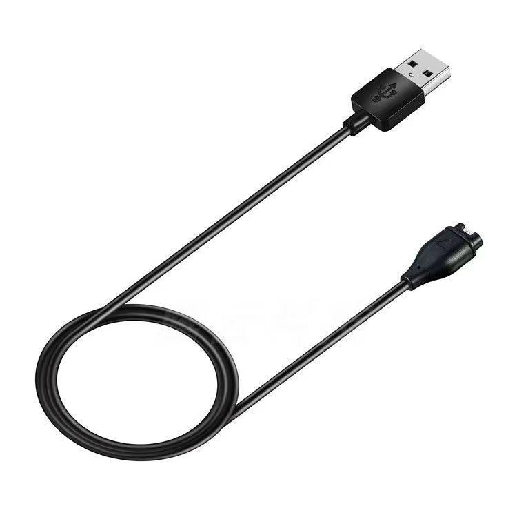Laddkabel med USB till Garmin Fenix 8 / 7X / 6S Pro 1 m – Svart