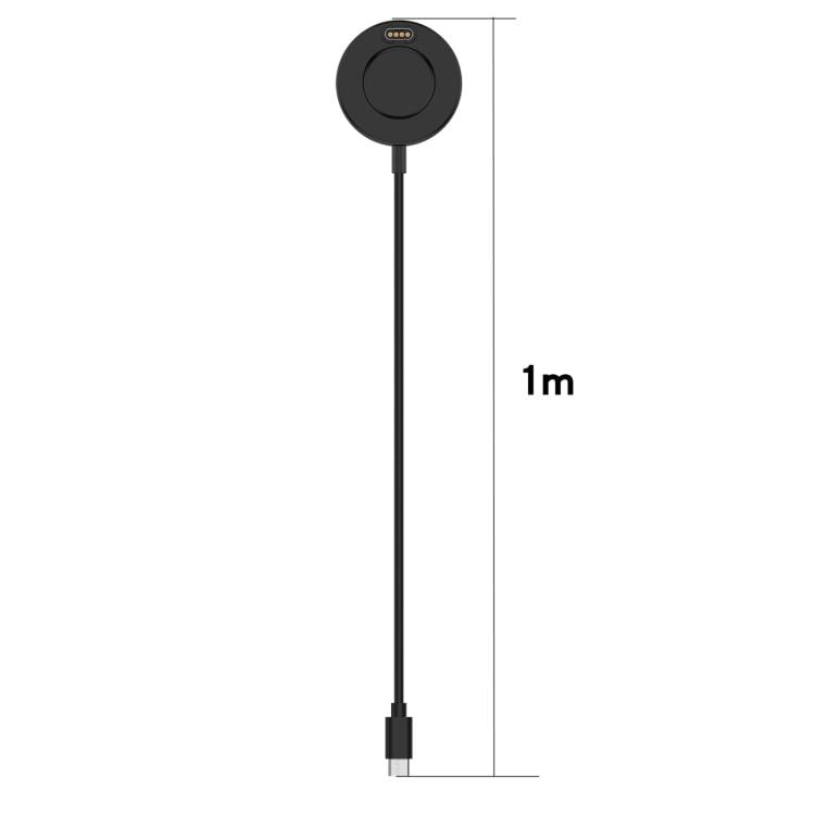 Laddkabel med USB-C till Garmin Fenix 8 / 7X / 6S Pro – Svart