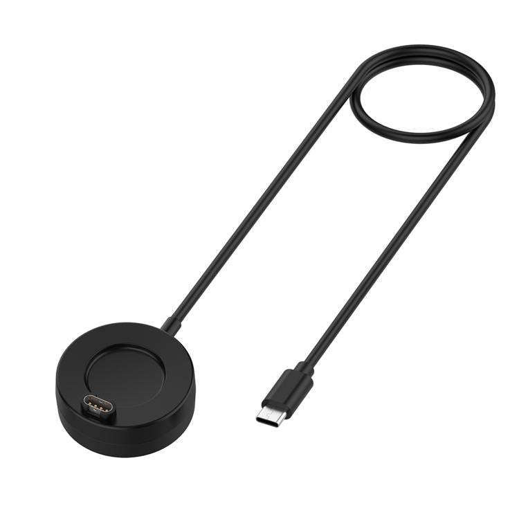 Laddkabel med USB-C till Garmin Fenix 8 / 7X / 6S Pro – Svart