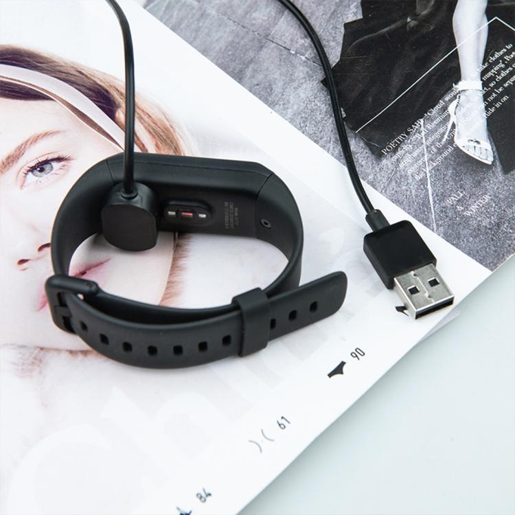 Laddkabel med USB till Amazfit Cor 2 1m - Svart