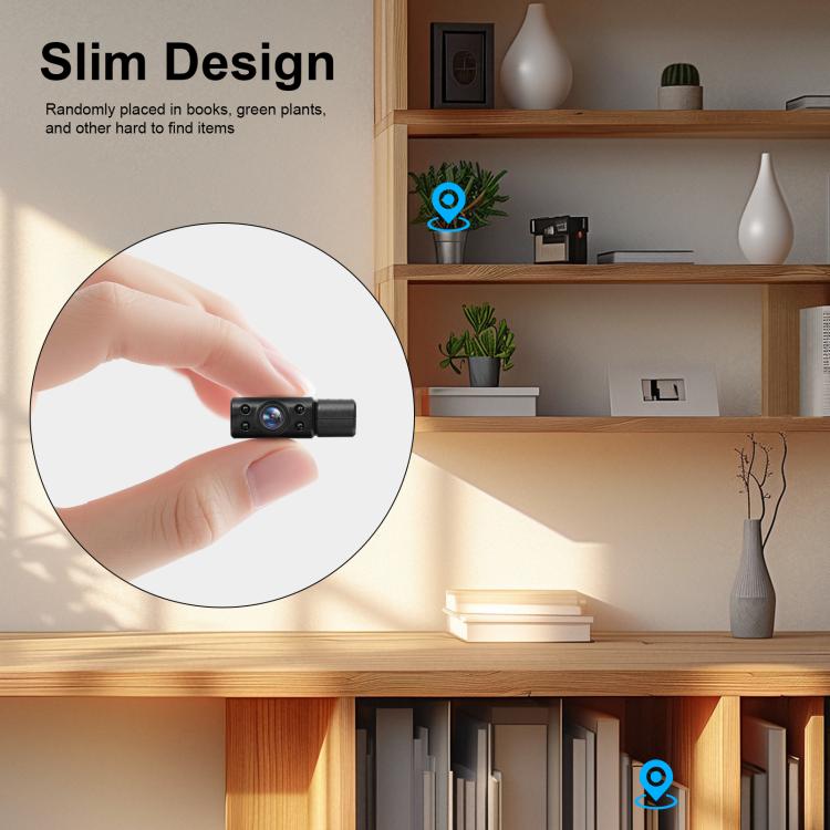 Minikamera med 1080P HD WiFi-videoinspelning – Svart