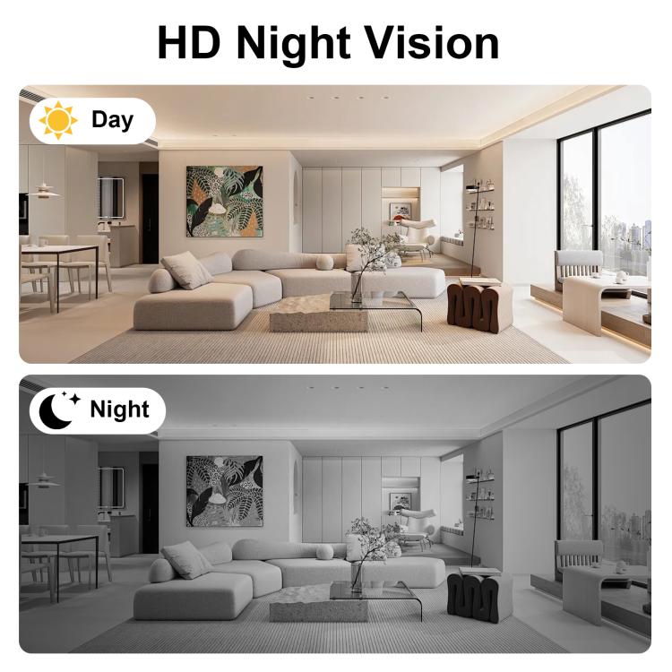 Minikamera med 1080P HD WiFi-videoinspelning – Svart