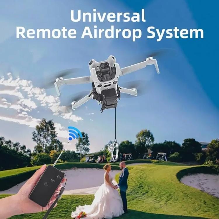Air Drop System för DJI Mini 4 Pro / 3 Pro / Air 3 / Mavic 3 – Svart