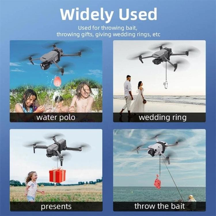 Air Drop System för DJI Mini 4 Pro / 3 Pro / Air 3 / Mavic 3 – Svart