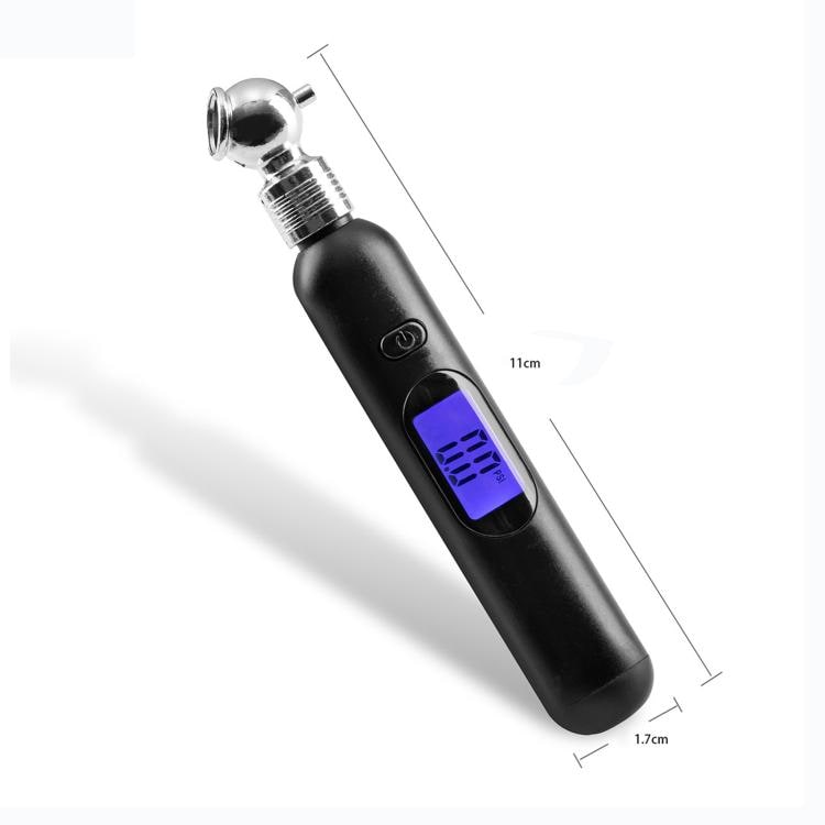 Däcktrycksmätare med LCD-display – bil, cykel och MC