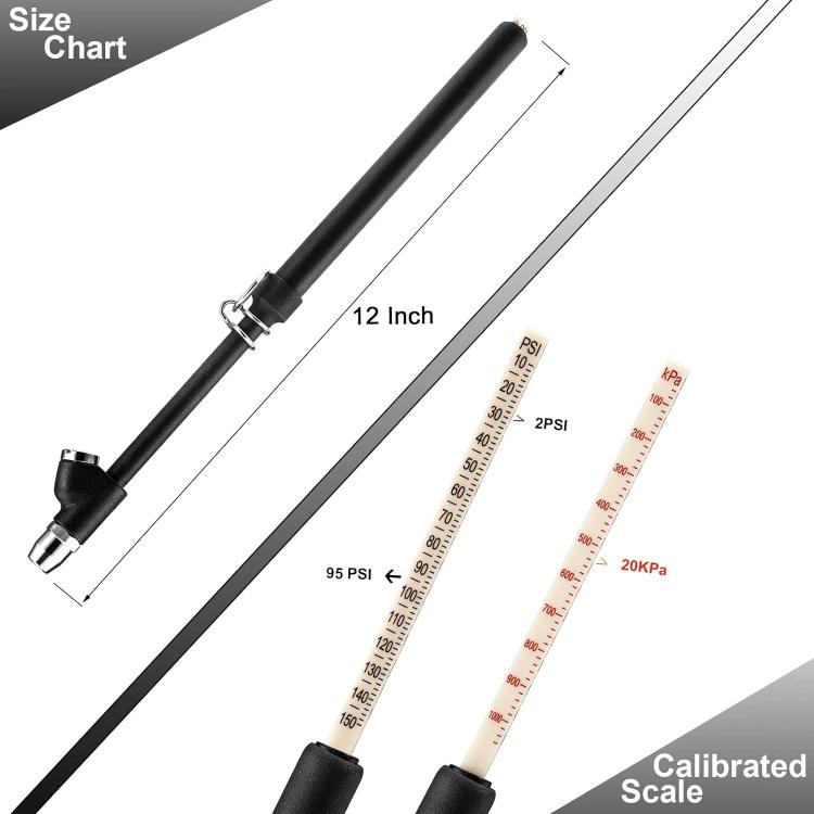 Manuell däcktrycksmätare