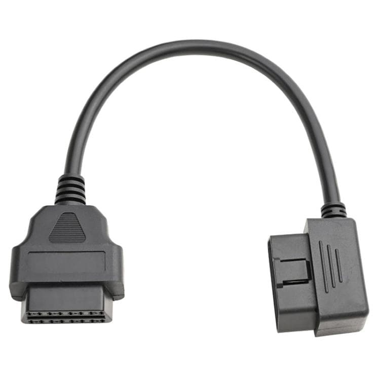 OBD2-kabel 16 Pin hane till hona förlängning 30 cm