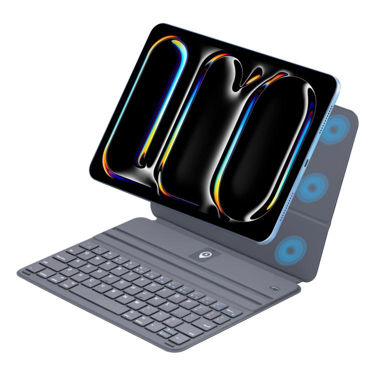 Magnetiskt Tangentbordsfodral till iPad Air 11 2025 - Grå