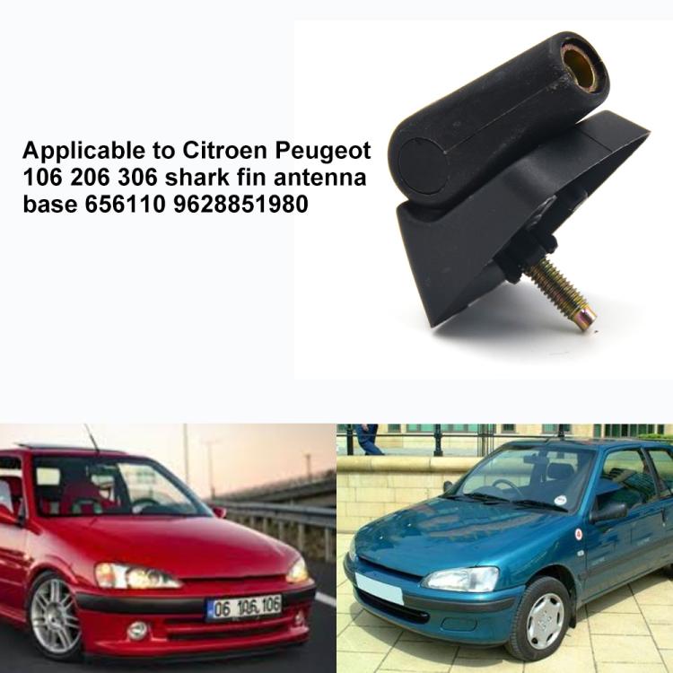 Antennbas för Citroen / Peugeot - Ersätter 9628851980 - Svart