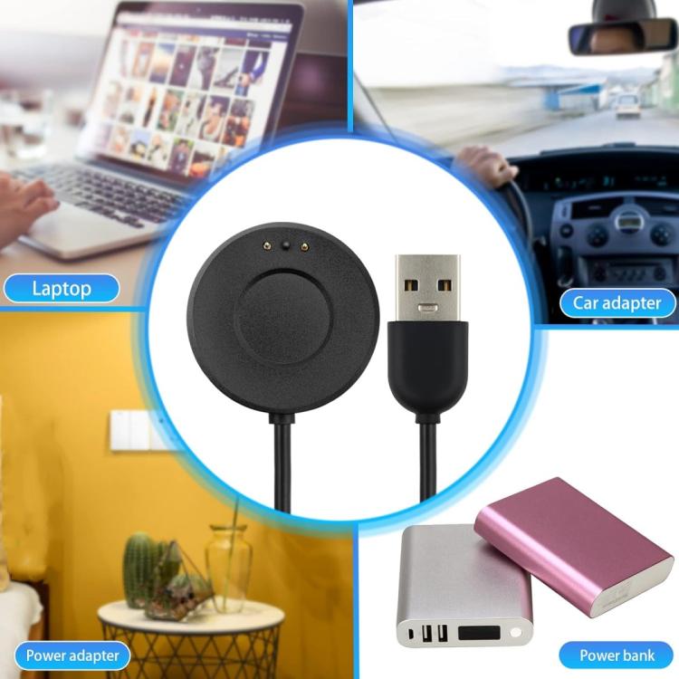 Laddkabel USB till Withings Scan Watch 1 m – Svart