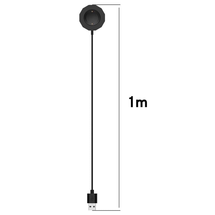 Magnetisk USB-laddkabel till vivo Watch 5 / iQOO Watch – 1 m Svart