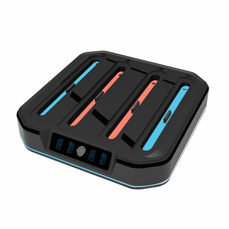 Laddställ med RGB-ljus till Nintendo Switch 2 - Svart