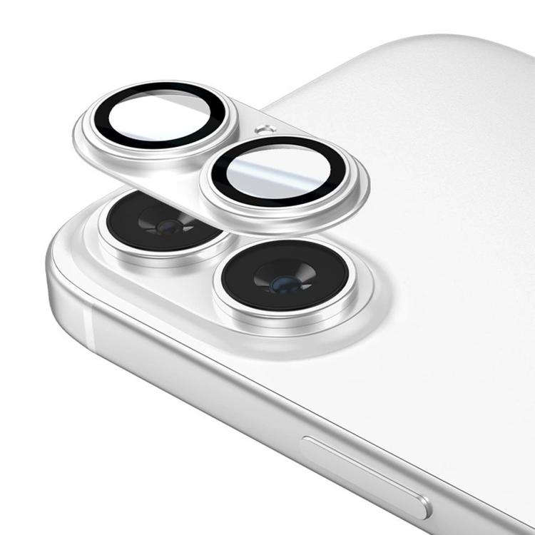 Linskydd till iPhone 16 - Silver