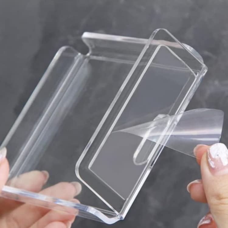 Vägghyllor i klarplast 10,2x10,2x4,5cm 2-pack