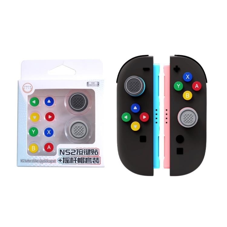 Silikonknappar till Nintendo Switch 2 Joy-Con-kontroller och joysticks