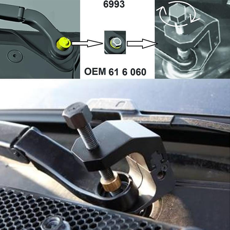 Verktyg för Vindrutetorkare till BMW 616060