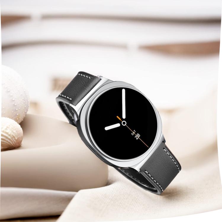 Läderarmband till Samsung Galaxy Watch8 / Watch8 Classic - Svart