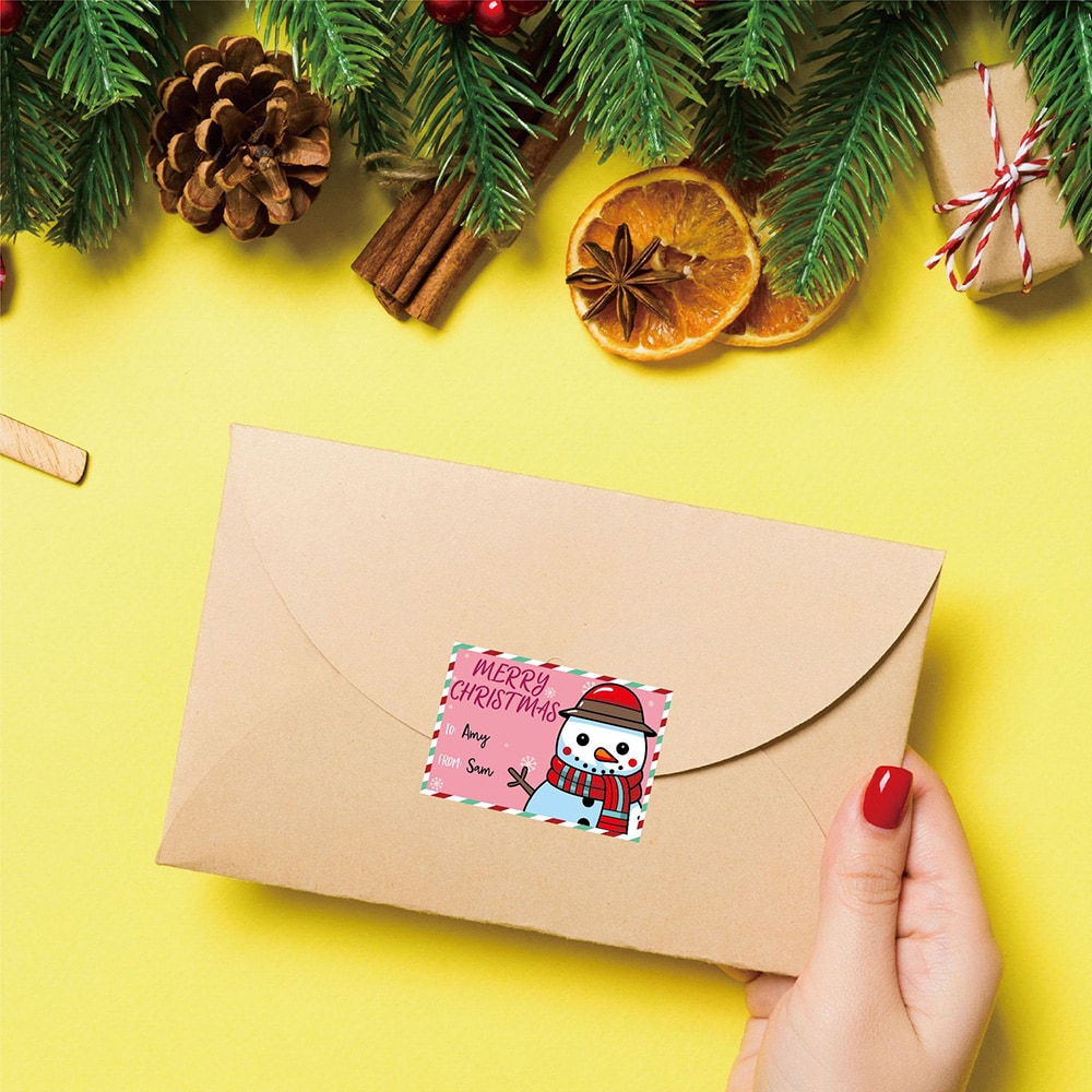 Juletiketter 8 ark