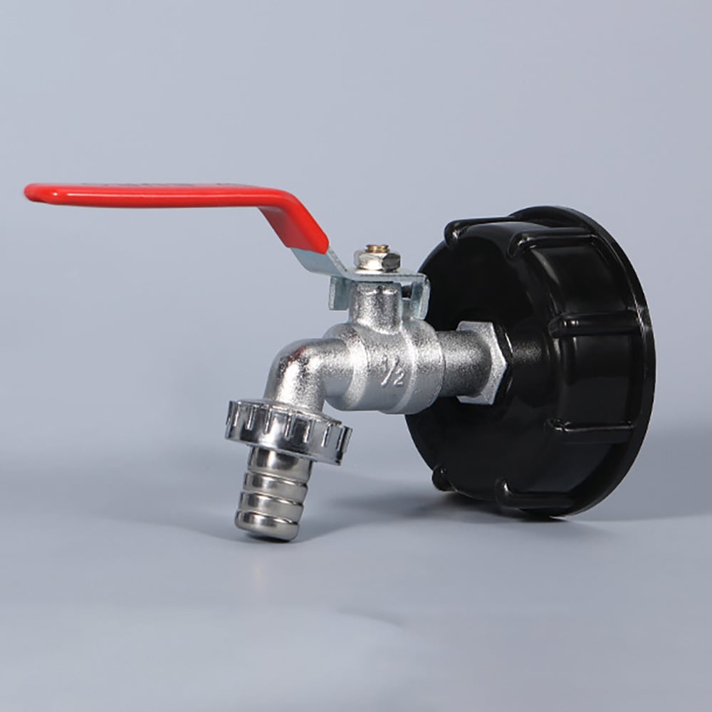 Kran till IBC-tank med 20mm slangkoppling