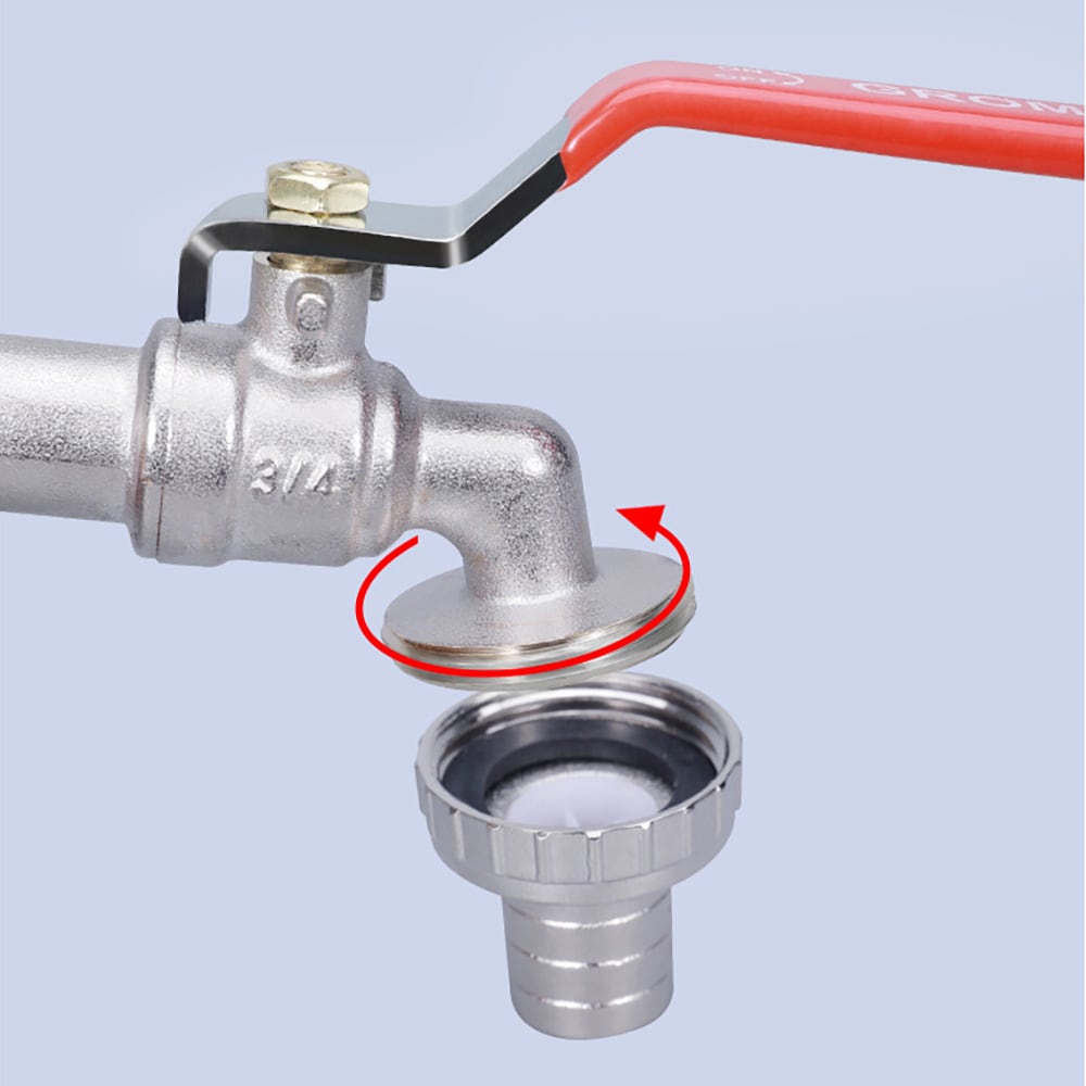 Kran til IBC-tank med 15 mm slangetilslutning