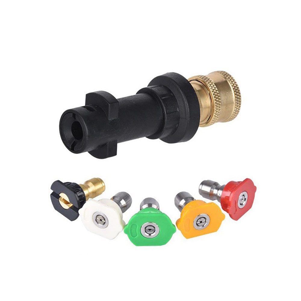 Snabbkopplingsadapter och 5 munstycken till Kärcher K-serie