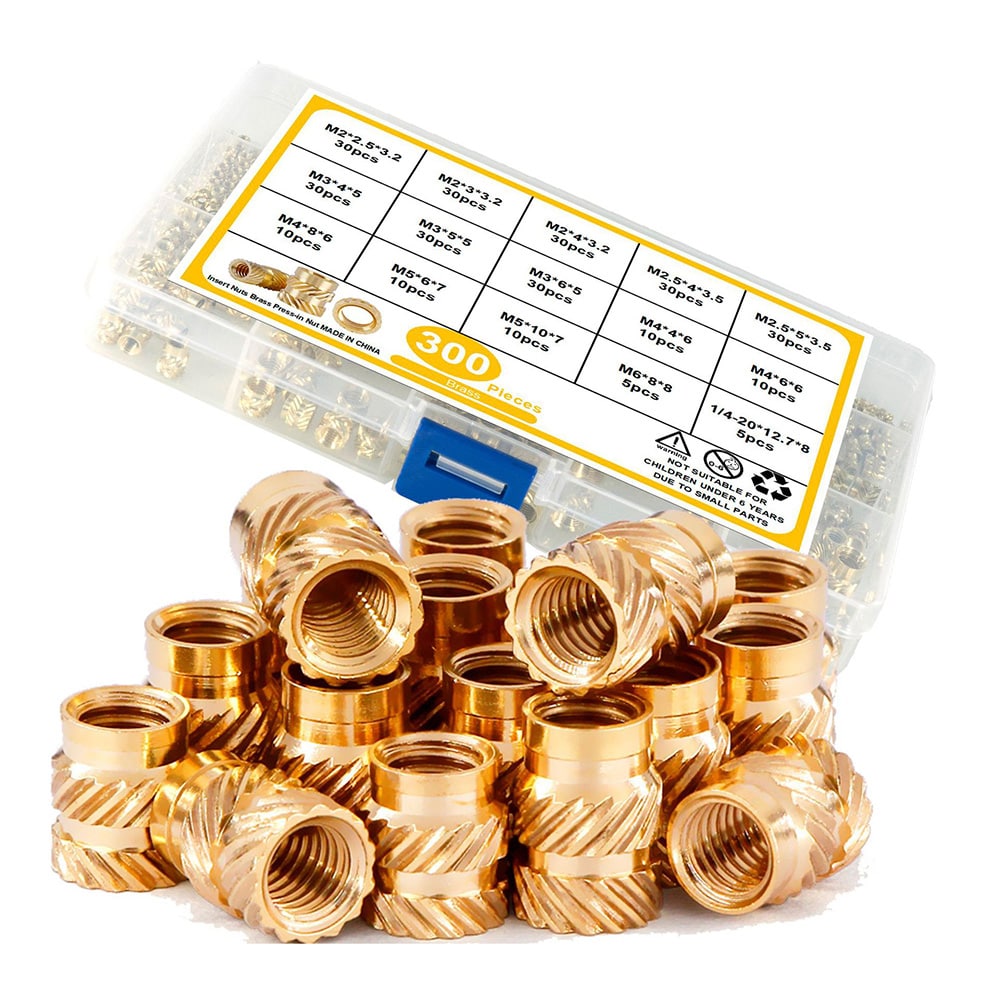 Gänginsats i mässing 300 delar