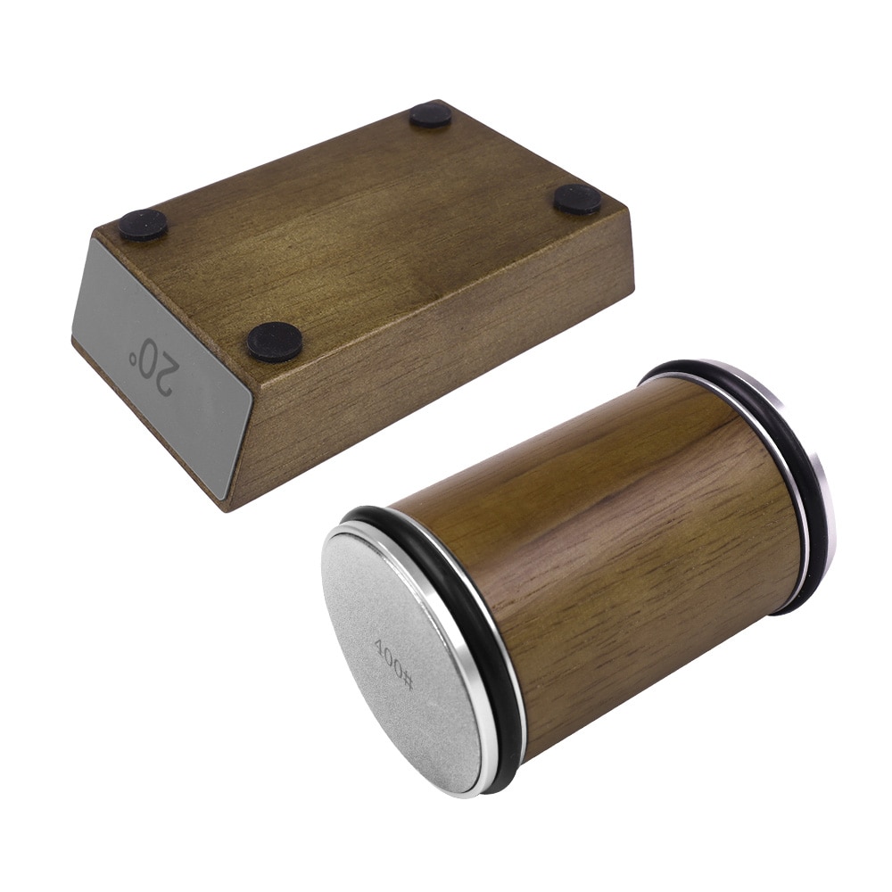 Rullende knivsliber / magnetisk slibestøtte / diamantbryne 400/1000 / faste slibevinkler