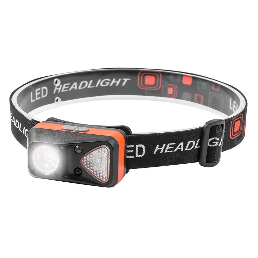 United HL2569 pannlampa med 6 ljuslägen, justerbart band & handsensor