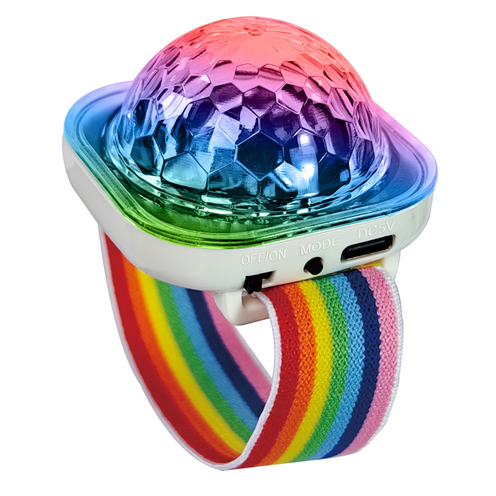 United DLA2534 LED discoarmband med färgskiftande ljus