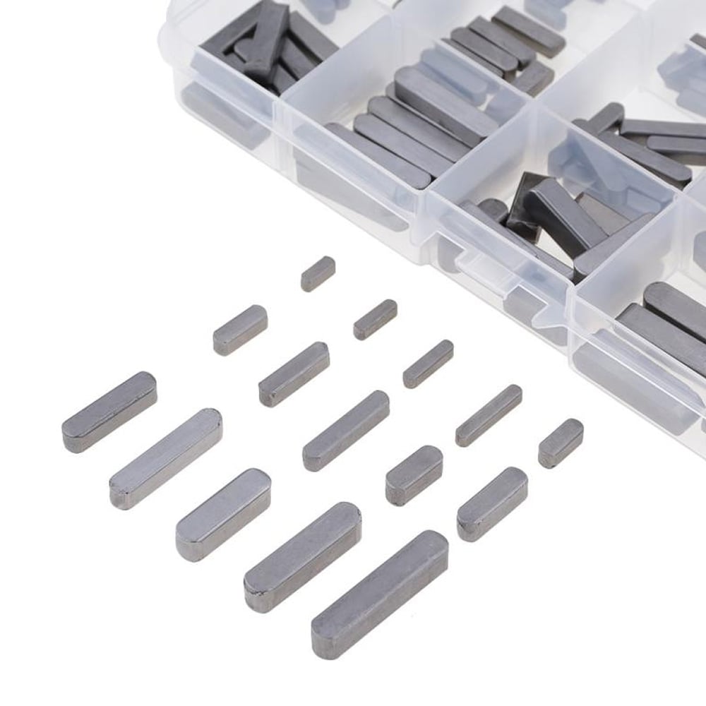 Låda med plattkilar – 140 delar