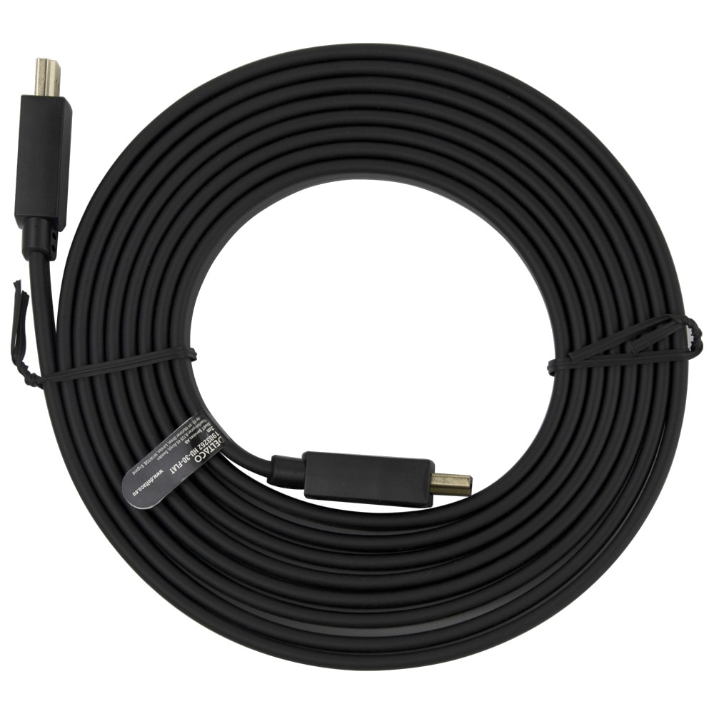 Deltaco HDMI-Kabel platt 3m - Svart