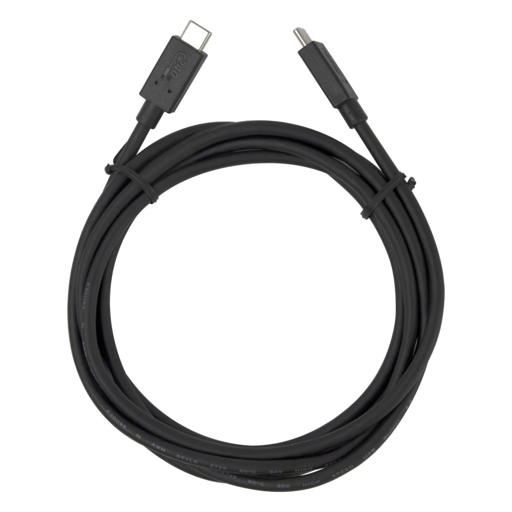 Deltaco USB-C-Kabel 240W 1m - Svart