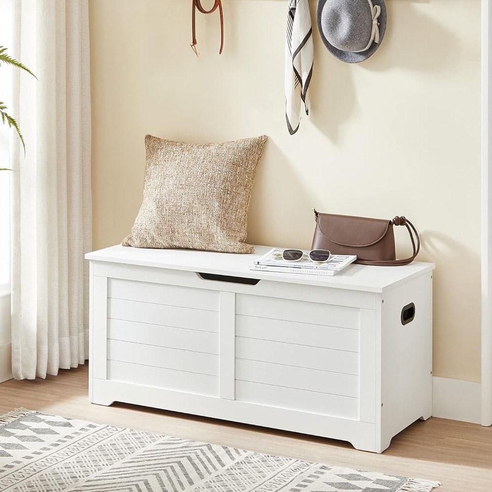 Förvaringsbänk / kista 100x40x46cm – Vit