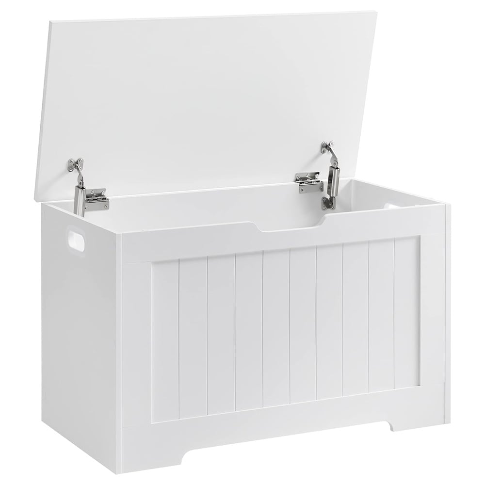 Förvaringsbänk med lock 76×40×48 cm – Vit