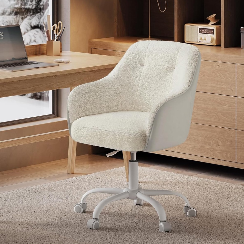 Kontorsstol med armstöd - Beige